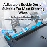 Car Tray Table Food Tray Desk Folding Laptop Desk Auto Steering Wheel Tray Mount Adjustable Water Cup Computer Bracket Car In