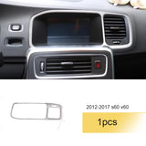 Stainless Steel Interior Trim for Volvo S60 V60 Car Interior Accessory LINGLUYANG