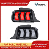 Mustang RGB LED Tail Lights for Ford 2005-2009 Car Interior Accessory Vland