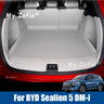 High Quality Leather Car Trunk Mat Cargo Liner For BYD Sealion 5 DM-i 2025 2026 Car Boot Carpet Interior Accessories Covers