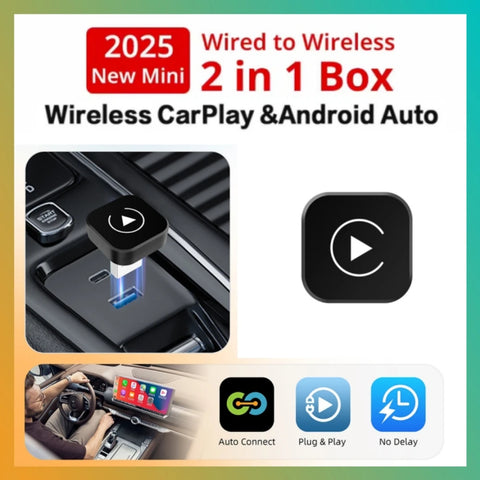 Wireless CarPlay and Android Auto Adapter for Factory Wired Systems CarPlay Adapter LEXXSON Default Title