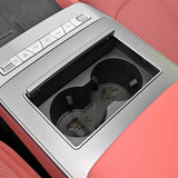 BYD Tang L 2025 Center Console Cup Holder Storage Box Anti-Slip Shock-Absorbing Traying Accessories TPE BLACK Car Interior Ac