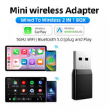 Mini Wireless CarPlay Dongle 2IN1 for VW Audi
