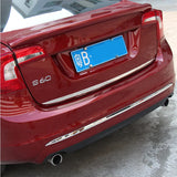 Chrome Stainless Rear Bumper Trim for Volvo S60 2012 Car Interior Accessory LINGLUYANG