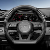 Carbon Fiber Steering Wheel Cover for Audi A4 A6 Q5