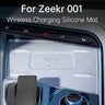 For Zeekr 001 Car Center Console Wireless Charging Mat Silicone Anti Slip Scratch-resistant Pad Interior Accessories