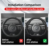 Steering Wheel Cover Carbon Fiber for Vinfast Vf 8