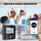 Marine Stereo Bluetooth FM AM Radio Waterproof Car Speaker AKAMATE