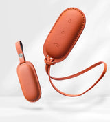 Leather Car Smart Key For Li Lixiang L7 L8 2022 2023 Fob Case Cover For Leading Ideal One Li Auto L9 Keychain Key Accessories