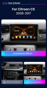 9-inch Touch Screen Android Head Unit for Citroen C5 2008-2017 Android Head Unit JIUYIN
