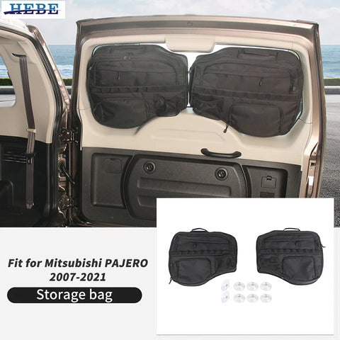 Trunk Organizer Storage Kit for Mitsubishi Pajero 2007-2021 Car Interior Accessory HEBE