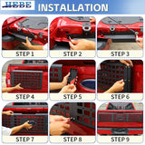 Tailgate Expansion Guard Storage Rack for Ford F150 Car Interior Accessory HEBE