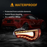 Sequential LED Tail Lights for Toyota 86/BRZ 12-20 LED Ambient Light vland