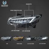 Chrome LED Reflection Headlights for Civic 10th Gen Car Interior Accessory Vland