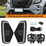 LED Fog Lamp DRL with Turn Signal For Nissan Navara NP300 2020-2022 LED Ambient Light MAGIC COLORM