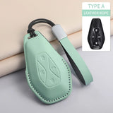 Car Key Case Cover For ARCFOX Alpha S Alpha T αS αT GT ECF ARCFOX-7 PU Leather Car Keychain