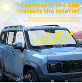 Window Glass Sunshade Visors for Chery Jetour T2