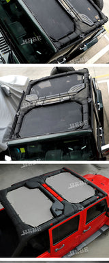 Heat Insulation Roof Sunshade for Jeep Wrangler JK 2007-17