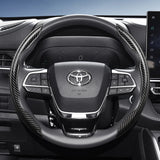 Carbon Fiber Steering Wheel Cover for Toyota Models