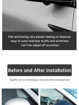 For Xpeng G6 2023 2024 Carbon Fibre Rearview Mirror Decorative Strip Car Exterior Accessory OEM
