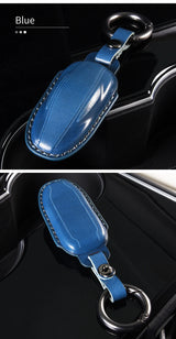 Leather Key Protector Cover for Tesla Model 3