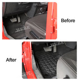 Waterproof TPE Floor Mats for Jeep Wrangler JK 2007-2017