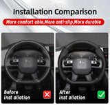 Matte Carbon Fiber Wheel Cover for DS 3 4 5 7 Car Interior Accessory Hocasen