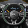 Anti-Slip Suede Steering Wheel Cover for Alfa Romeo