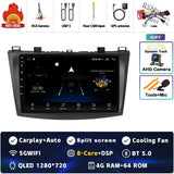 2K QLED Android 15 Multimedia Player for Mazda 3 2004–2013