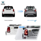 Vland Sequential LED Tail Lights for Mini F60 2017-2023 Car Interior Accessory Vland