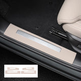 Scratch Resistant Door Threshold for Volvo XC70 Car Interior Accessory LINGLUYANG Cardamom Brown
