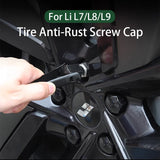 For Li LiXiang L7 L8 L9 2022 2023 ABS Wheel Hub Screw Cap Protection Cover Wheel Hub Protection Cover OEM