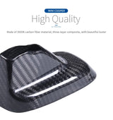Real Carbon Fiber Shark Fin Antenna for MINI COOPER Car Interior Accessory GMUNI