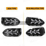 3-Function LED DRL Fog Lamps for Honda Fit 2018-2019 LED Ambient Light MAGIC COLORM