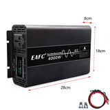Pure Sine Wave Inverter 4000W 5000W 7000W Power DC 12V To AC 110V 220V Voltage 50HZ Converter Solar Car Inverters Inverter EA