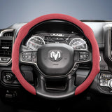 Dodge Suede Steering Wheel Cover Durable Non-Slip