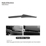 For BMW Two-gate G42 3er I3 G20 G28 4er I4 G23 Center Console Dashboard Trim Sticker Car Interior Accessories Made of Alcantara