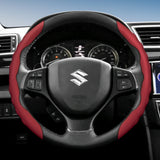 Breathable Leather Steering Cover for Suzuki