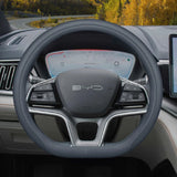 Steering Wheel Cover for BYD Song Plus SEAL U Sealion 6 DMi EV - Anti-slip Breathable Grip Sleeve Car Interior Accessory OEM
