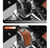 For Chery Tiggo 8 (2019-) Original Leather Center Console Gear Shift Knob Cover Anti Scratch Car Interior Tuning Accessories