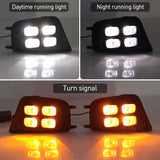 LED DRL Turn Signal Lights for Toyota Tacoma 2012-2015 LED Ambient Light MAGIC COLORM White And Yellow