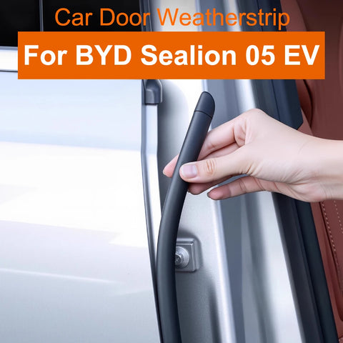 For BYD Sealion 05 EV Car Door Weatherstrip B C Pillar Rubber Sound Insulation Anti-Collision Protection Strip Car Accessorie