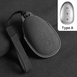 For Suede Car Key Cover Protection Accessories