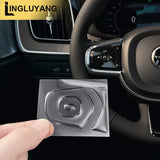 7pc Steering Wheel Button Trim for Volvo Models Car Interior Accessory LINGLUYANG