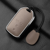 Metal and Leather Car Key Case Cover for Honda CRV and Civic Models