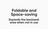 Expandable Car Backseat Desk for Laptop & Dining, with Non-Slip Pad & Device Holder, Adjustable, Foldable