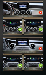 12.3 Inch Wireless CarPlay Screen for Mercedes-Benz C Class 2015 Portable CarPlay Screen wincago