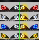 Angel Eyes Fog Lamp DRL for Toyota Corolla Altis 2008-2010 LED Ambient Light MAGIC COLORM