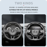 Steering Wheel Cover Carbon Fiber for Skoda Octavia Car Interior Accessory Hocasen