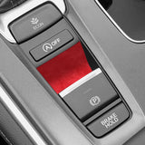 For Honda Accord 10th Gen Facelift & INSPIRE 2021+ Made of Alcantara Handbrake Button Trim Sticker Car Interior Tuning Access